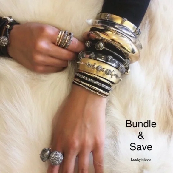 ALEXIS BITTAR• NEW Gold Black Layered Origami Spiked Shard Crystal Drop Earrings - Picture 13 of 14